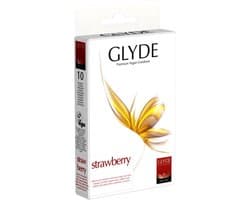 Glyde Ultra Aardbei - 10 condooms