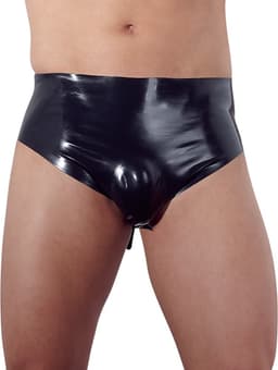 The Latex Collection Latex Slip Met Opblaasbare Buttplug — thumbnail 1