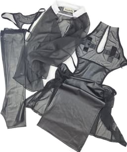 BamBella ® Sexy Cosplay Rollenspel kleding - Onesize - outfit dames Sexy non pak Zwart — thumbnail 4
