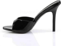 Pleaser - CLASSIQUE-01 Muiltjes met hak - US 10 - 40 Shoes - Zwart — thumbnail 3