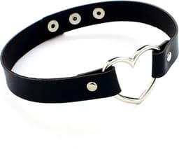 New Age Devi BDSM Scene Girl Choker Met Hartvorm Voor Een Extra Sexy Look — thumbnail 1