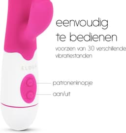 Eldur® Tarzan Vibrator - 30 Standen - Stil & Discreet - Seksspeeltjes - Vibrators voor Vrouwen - Clitoris & G-spot Stimulator - Dildo - Sex Toys — thumbnail 3