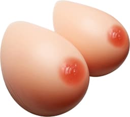 Borstprothese - 2-delige set - Cup D - 1000 gram - ZELFKLEVEND - 100% hypoallergene medische siliconen - kunstborst - Protheses - Nep Borst - Valse Borsten - Kunst Borst - Siliconen Huid - Crossdresser - Transgender - Travestiet - Body4Everybody — thumbnail 2