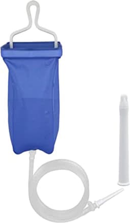Klysma set - 2 liter - Enema voor darmreiniging en darmspoeling - handig compact reis model - vaginale douche — thumbnail 1