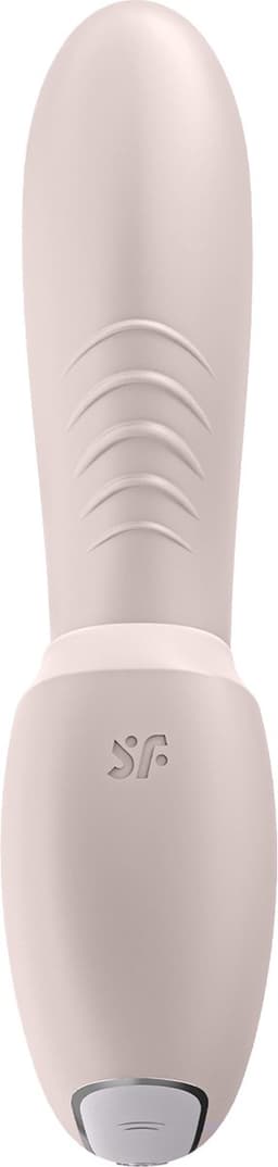 Satisfyer, drukgolfvibrator, konijn, 'Sunray', 15 cm, met app, waterdicht, oplaadbaar, huidvriendelijke siliconen — thumbnail 3