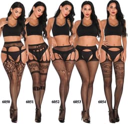 Body Pleasure Strakke Bodystocking – Maat L/M – Luxe Cadeaubox – TL141 — thumbnail 4