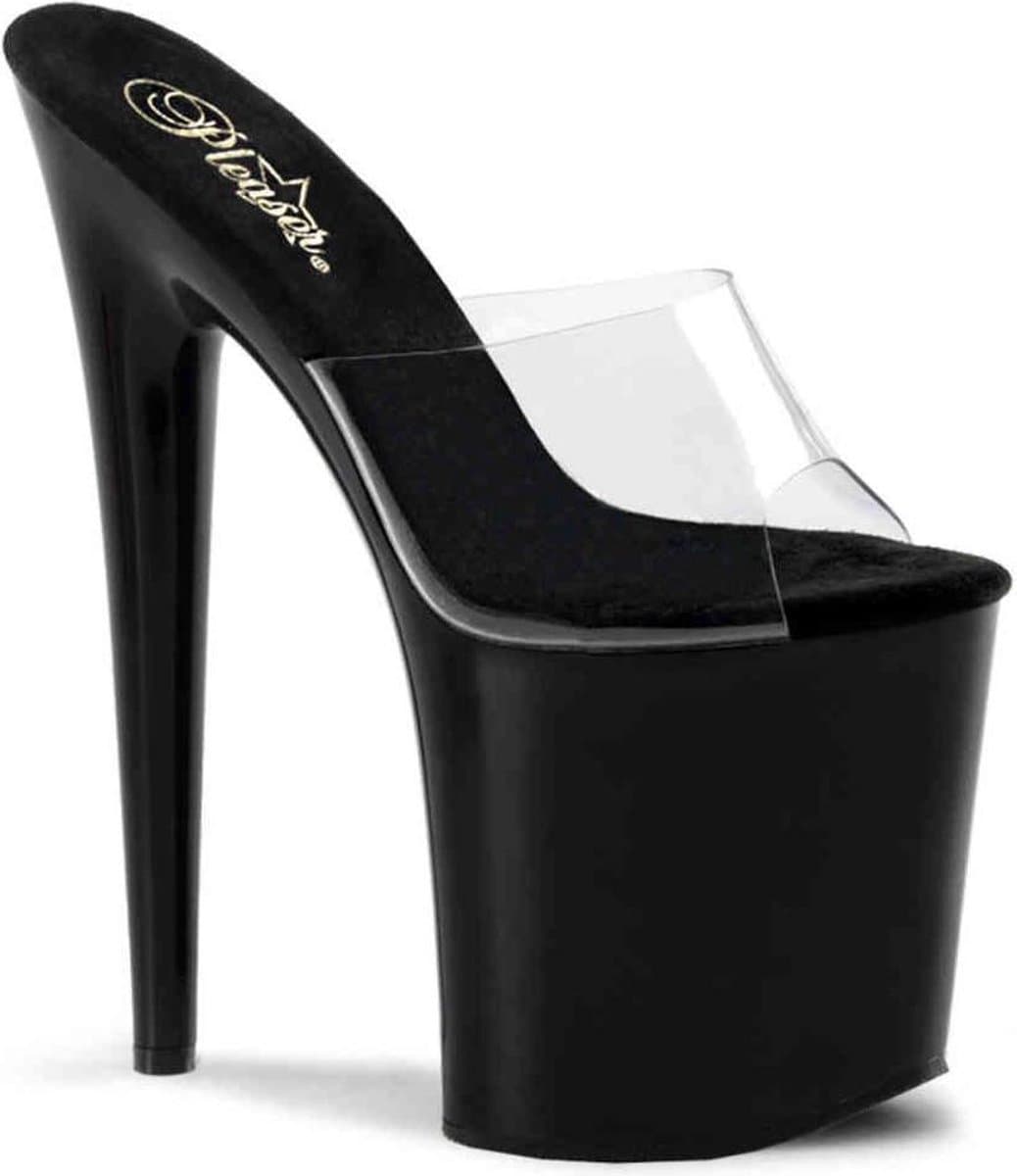Pleaser - FLAMINGO-801 Muiltjes - Paaldans schoenen - 38 Shoes - Zwart — afbeelding 1