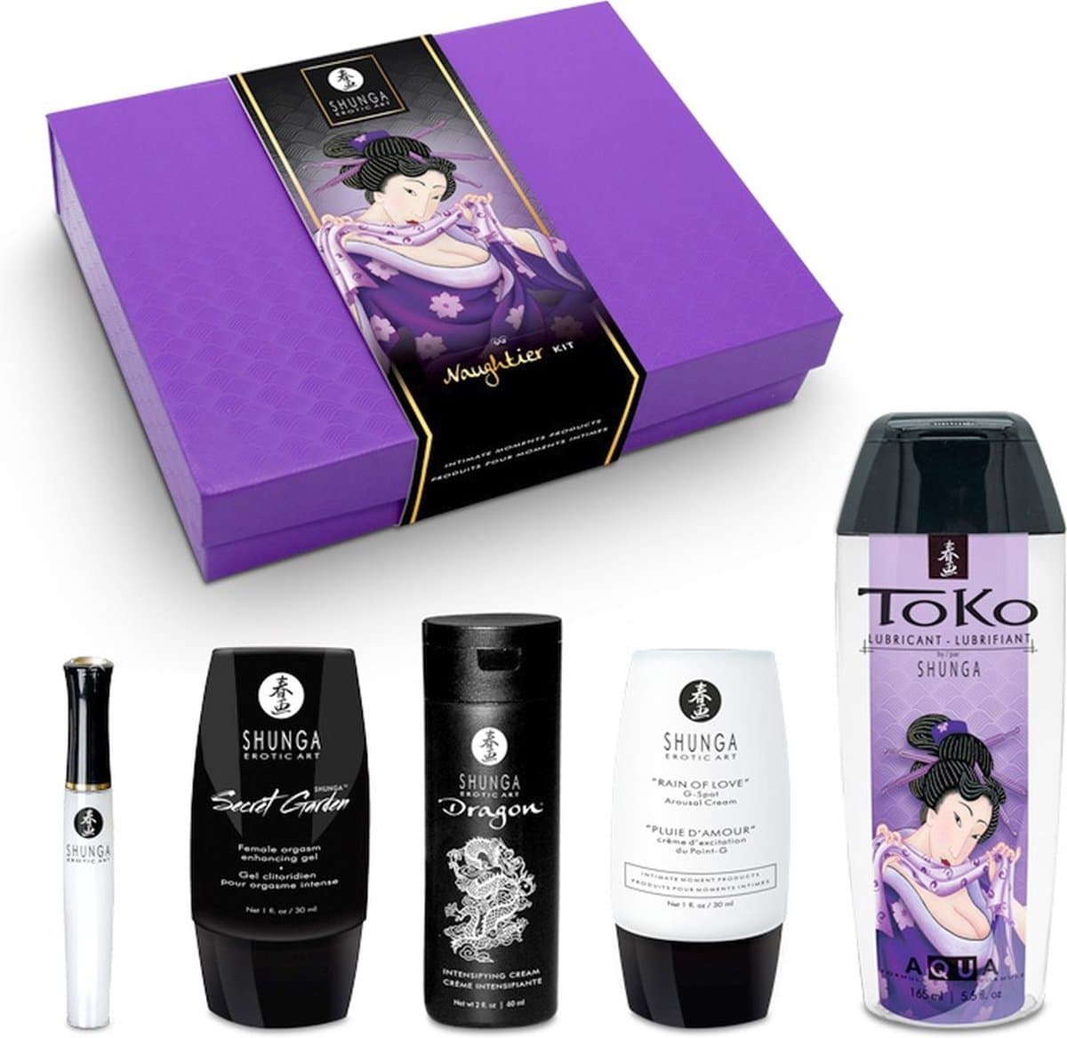 Shunga - Naughtier Kit Erotische geschenkset — afbeelding 1