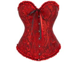 Sexy Korset - Korset - Corset Erotiek - Shapewear - Rood - Valentijn - S