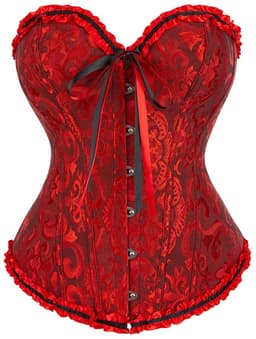 Sexy Korset - Korset - Corset Erotiek - Shapewear - Rood - Valentijn - S — thumbnail 1