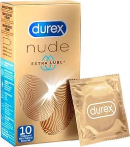 Durex Condooms Nude Extra Lube 10st - 4 Stuks - Voordeelverpakking — thumbnail 5