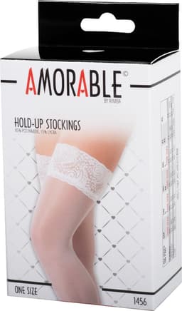 Amorable - Hold-up Kousen - Wit — thumbnail 2