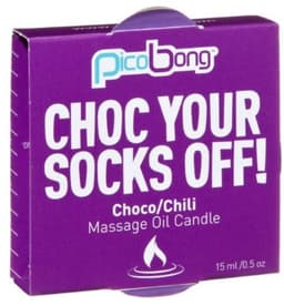 PicoBong - Choco & Chili Massage Olie Kaars - Glijmiddel — thumbnail 4