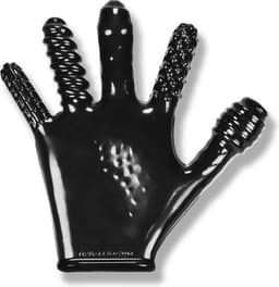 Oxballs - Finger Fuck Glove Zwart — thumbnail 1