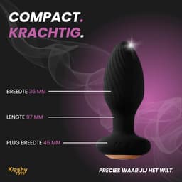 360° Roterende Anal Stimulator – Vibrerend, Oplaadbaar & Waterproof – Prostaatmassager voor Intense Orgasmes – Unisex — thumbnail 2