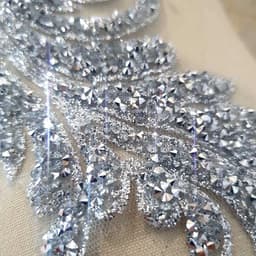 Briljantjes Shine Bodycover Dames - Festival - Lingerie - Sexy - One Size - Zilver — thumbnail 2