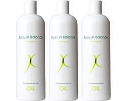 Body In Balance Massage-olie 500ml x 3 stuks!