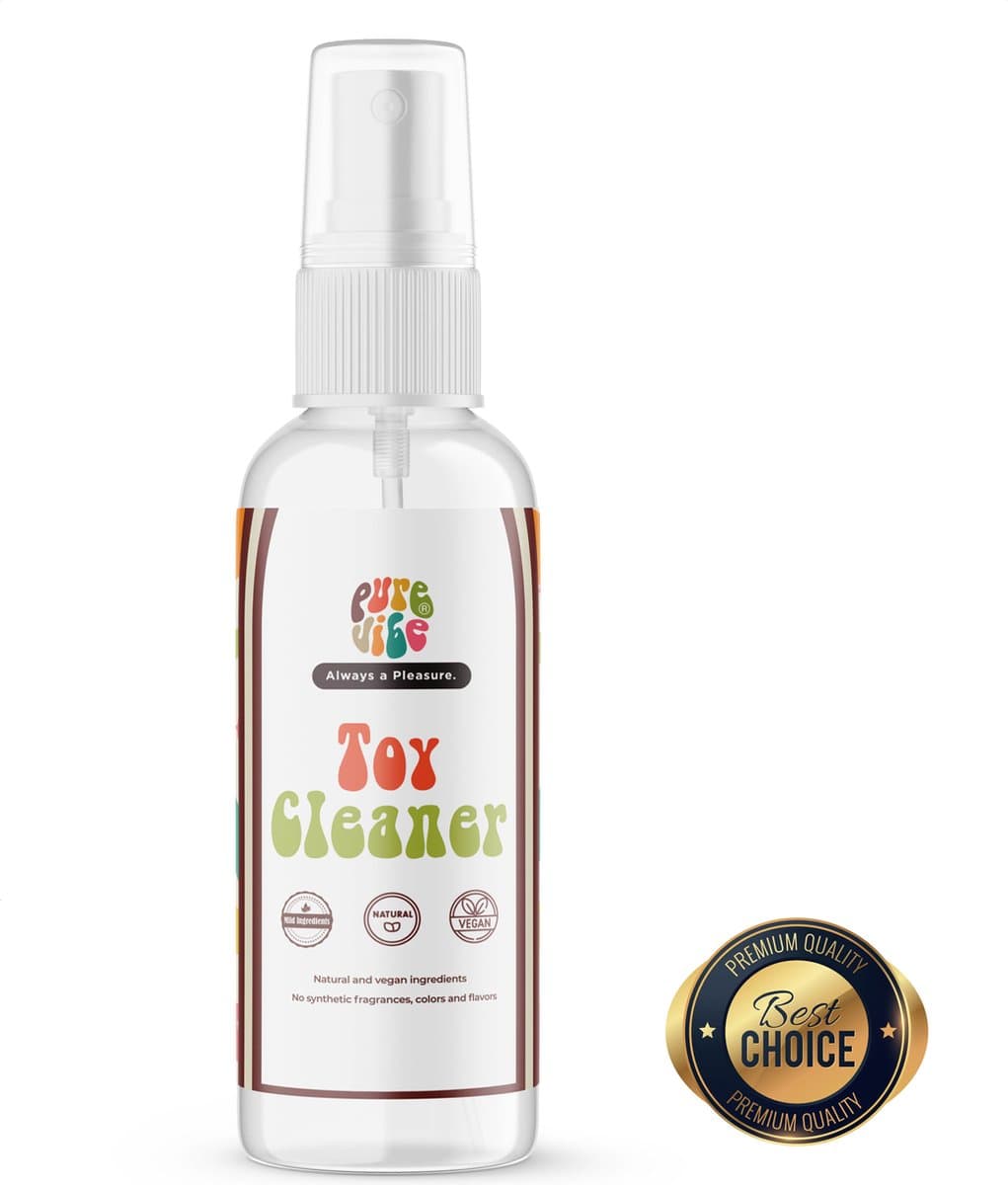 Purevibe Vegan Toycleaner 150mL - Natuurlijke Ingrediënten - Toy cleaner - Toycleaners - Sex toys voor vrouwen & Mannen accessoires — afbeelding 1