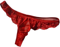 Erotische mannen string open kruis - Heren mini slipje - Erotische heren ondergoed - Vrouwen string voor hem - One size voor kledingmaat S en M — thumbnail 2