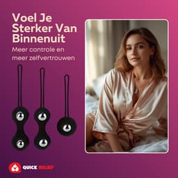 Quick Relief Kegel Balls™ - Bekkenbodemtrainer voor vrouw - Vaginale balletjes - Geisha ballen - Kegel Balls met 3 verschillende gewichten — thumbnail 5