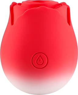 SF Toys Roos Vibrator Rood – Clitoris Stimulator – 10 Zuigstanden – Beschikbaar in 6 kleuren – Stil <50dB – Waterdicht – Magnetisch Oplaadbaar – Nieuwste generatie — thumbnail 1