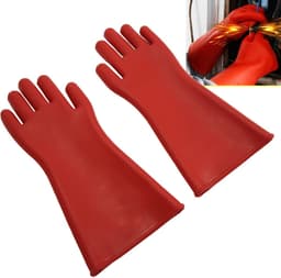 Dailygoods - Elektrisch Geïsoleerde Handschoenen - Hoogspanningshandschoenen - Veiligheid voor Elektrisch Werk - 375 mm - Isolerende Handschoenen - Be... — thumbnail 3