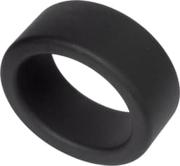 Rimba - Siliconen Scrotumring - Ballstretcher - Hoogte 20 mm - Zwart — thumbnail 2