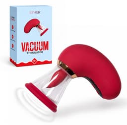 Sther Nipple & Clit Sucker – App Gestuurde Vibrators voor Vrouwen – Tepelzuiger & Clitoris Stimulator – Sex Toys voor Vrouwen – Bediening via App – 5-in-1 Seksspeeltje – Waterproof — thumbnail 1