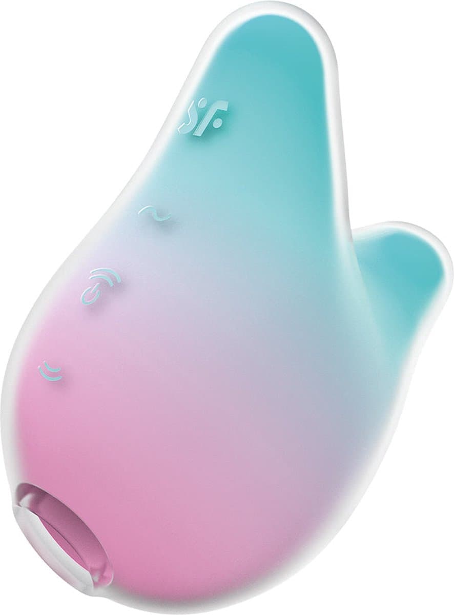 Satisfyer - Mermaid Vibes - Vibrerende Luchtdruk Vibrator - Mint/Roze — afbeelding 1