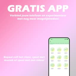 Clitoris stimulator - Luchtdruk en Vibratie - Vibrator met afstandsbediening - Makkelijke app - Slip Vibrator — thumbnail 3