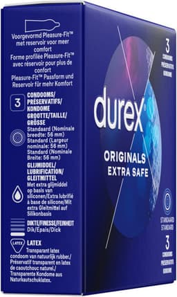 Durex Condooms Extra Safe - 3 x 3 stuks - Voordeelverpakking — thumbnail 5