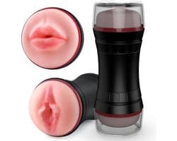 G-Toys® Mastrubator voor Man Pocket Pussy - 2 in 1 Blowjob & Pussy - Sex Toys voor Mannen - Mastrubators Mond en Vagina - Seksspeeltjes Erotiek Pijpen Zuigen - Pocketpussy