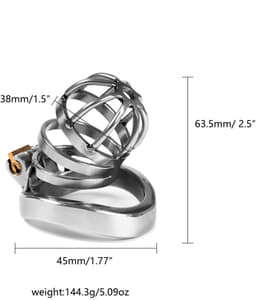 Fixxx - Albert - Kuisheidskooi - Zilver 50 mm — thumbnail 2
