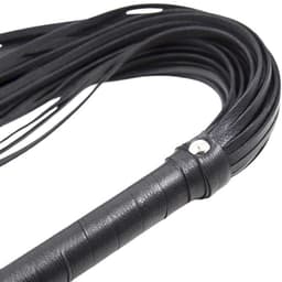 Lederen Zweep - PU Leder - Flogger - BDSM - Seks - Slaaf - 50 cm — thumbnail 3