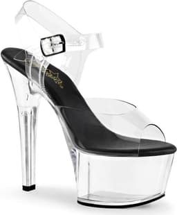 Dames Plateau Sandalen met Hoge Hak en Enkelband — thumbnail 1