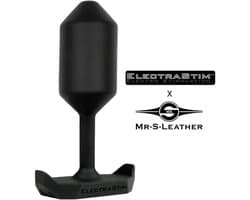 ElectraStim - Electrosex - Mr. S Leather Electro Buttplug - Zwart