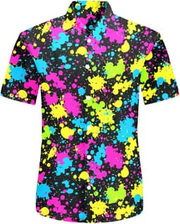 Herenshirt Jaren 80 - Retro Outfit Mannen - Feest Kleding - Relaxed Fit - XXL — thumbnail 4