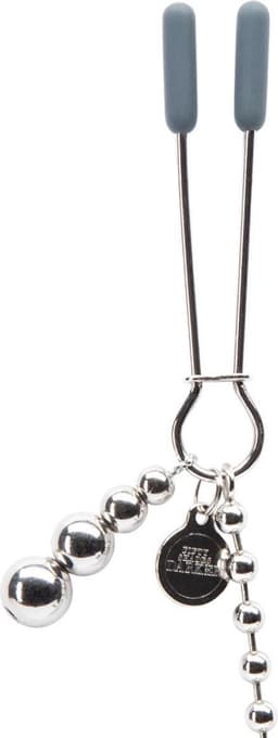 Fifty Shades At My Mercy - Tepelklemmen Met Ketting - Zilver — thumbnail 2