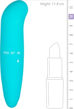 EasyToys - Mini G-Spot Vibrator - Bulletvibrator - Vibrators voor Vrouwen - Sex Toys voor Vrouwen - Vibrators - G-Spot Vibrator - Turqoise — thumbnail 5