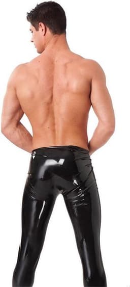 Rimba - Latex Heren Broek - Zwart L — thumbnail 3