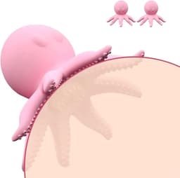 Daity Set van 2 – Borstmassager – Octopusvormige clitorisstimulator – Elektrisch speeltje voor vrouwen met 10 standen – Tepelstimulatie — thumbnail 5