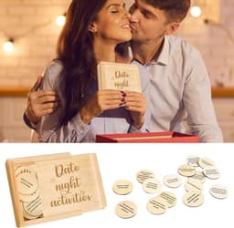 Spelletjes voor koppels - Date night box - Romantische avonden - 52 unieke activiteiten - 11x11x3 cm - Niet gespecificeerd — thumbnail 4
