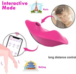 Desiredrops® - Draagbare vibrator Voor Vrouwen Slipje Clitoris Lik Stimulator App Bluetooth Afstandsbediening Vibrators Volwassenen Seksspeeltjes Vibrators voor Vrouwen - Cadeautje voor Haar - Clitoris Stimulator - Sex Toys voor haar — thumbnail 1