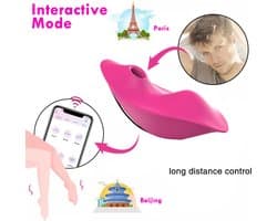 Desiredrops® - Draagbare vibrator Voor Vrouwen Slipje Clitoris Lik Stimulator App Bluetooth Afstandsbediening Vibrators Volwassenen Seksspeeltjes Vibrators voor Vrouwen - Cadeautje voor Haar - Clitoris Stimulator - Sex Toys voor haar