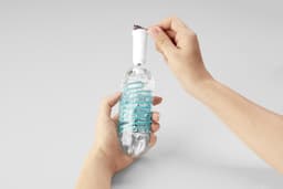 Tenga - Spinner 05 Beads Masturbator - Transparant/Oranje — thumbnail 5