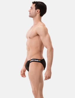 Barcode Berlin Pride Brief Regiro Black - MAAT M - Erotisch Heren Ondergoed - Slip voor Man - Sexy mannen Slip — thumbnail 3
