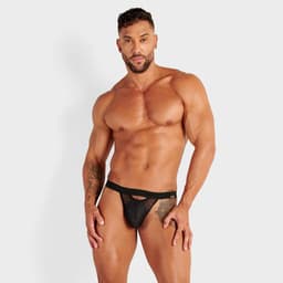 WOH heren microfiber G-string night universe zwart — thumbnail 4