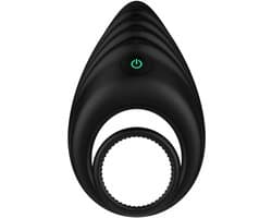 Nexus Vibrerende Cockring - Dubbele Stimulatie - 6 Vibratiestanden - Lichaamsveilig Siliconen - USB-oplaadbaar - Waterproof - Clitorisstimulatie - Penis en Balzak - Hardere en Langere Erectie
