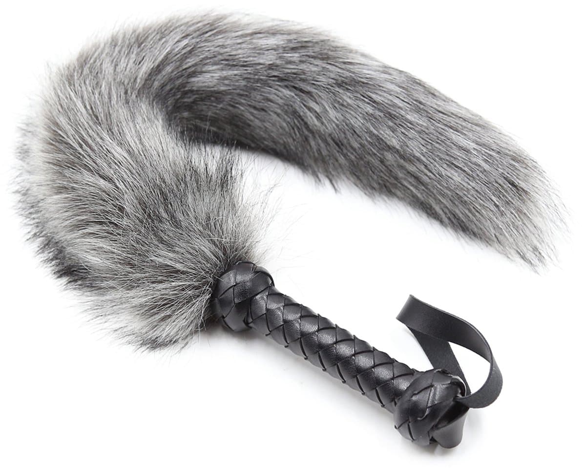 Smart Moves - Vossenstaart Flogger - 62cm - Grijs — afbeelding 1
