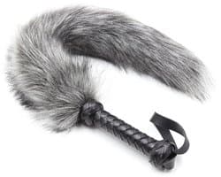 Smart Moves - Vossenstaart Flogger - 62cm - Grijs